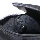 GUCCI Bambus Umhängetasche Nylon 2-Wege Schwarz Silber 000 2404 0509 Auth bs33431-22