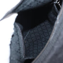 GUCCI Bambus Umhängetasche Nylon 2-Wege Schwarz Silber 000 2404 0509 Auth bs33431-23