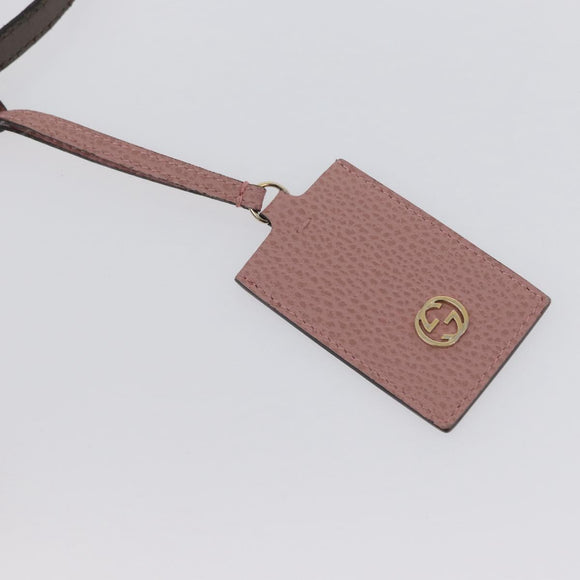 GUCCI Tote Bag Leather Brown Gold 354408 Auth bs33432