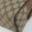GUCCI GG Supreme Clutch Bag PVC Leather Beige Gold 014 58 6086 Auth bs33434-9