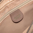 GUCCI GG Supreme Clutch Bag PVC Leather Beige Gold 014 58 6086 Auth bs33434-19