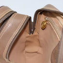 GUCCI GG Supreme Clutch Bag PVC Leather Beige Gold 014 58 6086 Auth bs33434-21