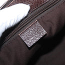 GUCCI GG Canvas Shoulder Bag Beige Silver 114273 Auth bs33435-19