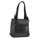 GUCCI GG Canvas Tote Bag Black Silver 28893 Auth bs33436-1