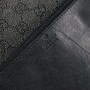 GUCCI GG Canvas Tote Bag Black Silver 28893 Auth bs33436-18