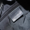 GUCCI GG Canvas Tote Bag Black Silver 28893 Auth bs33436-19