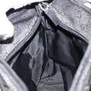GUCCI GG Canvas Tote Bag Black Silver 28893 Auth bs33436-20