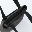 GUCCI GG Canvas Tote Bag Black Silver 28893 Auth bs33436-6