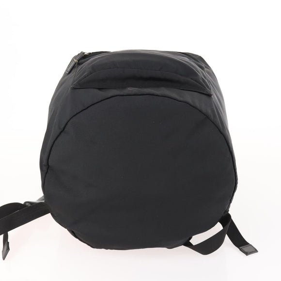 GUCCI Backpack Nylon Black Silver 019 0585 Auth bs33437