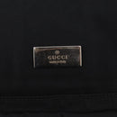 GUCCI Backpack Nylon Black Silver 019 0585 Auth bs33437-16