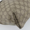 GUCCI GG Supreme Tote Bag PVC Beige Silver 181086 Auth bs33438-16
