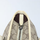 GUCCI GG Supreme Tote Bag PVC Beige Silver 181086 Auth bs33438-10
