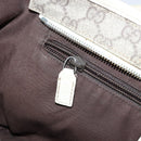 GUCCI GG Supreme Tote Bag PVC Beige Silver 181086 Auth bs33438-21