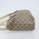 GUCCI GG Supreme Tote Bag PVC Beige Silver 181086 Auth bs33438-4