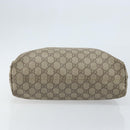 GUCCI GG Supreme Tote Bag PVC Beige Silver 181086 Auth bs33438-5