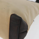 GUCCI Tote Bag Nylon Beige Silver 28893 Auth bs33439-17