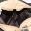 GUCCI Tote Bag Nylon Beige Silver 28893 Auth bs33439-21