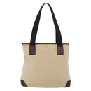 GUCCI Tote Bag Nylon Beige Silver 28893 Auth bs33439-2