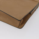 Miu Miu Schoudertas Leer Beige Zilver Auth bs33441-13