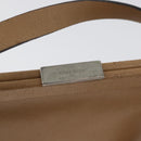 Miu Miu Schoudertas Leer Beige Zilver Auth bs33441-14