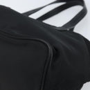 PRADA Hand Bag Nylon Black Silver Auth bs33442-9