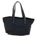 PRADA Hand Bag Nylon Black Silver Auth bs33442-2
