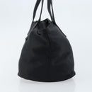 PRADA Hand Bag Nylon Black Silver Auth bs33442-4