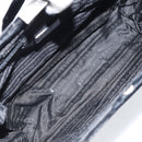 PRADA Hand Bag Velor Black Silver Auth bs33444-11
