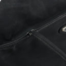 PRADA Hand Bag Nylon Black Silver Auth bs33445-10