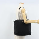 PRADA Hand Bag Nylon Black Silver Auth bs33445-24