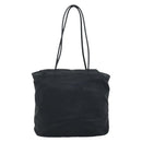 PRADA Hand Bag Nylon Black Silver Auth bs33445-2