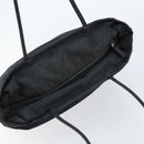 PRADA Hand Bag Nylon Black Silver Auth bs33445-6