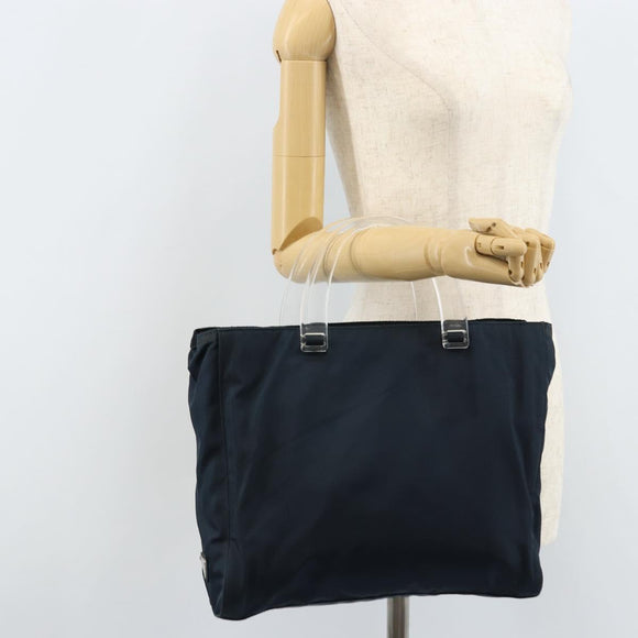 PRADA Hand Bag Nylon Navy Auth bs33446