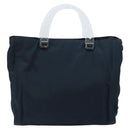 PRADA Hand Bag Nylon Navy Auth bs33446-2