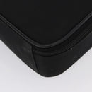 PRADA Hand Bag Nylon Black Silver Auth bs33447-15