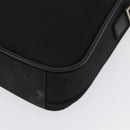 PRADA Hand Bag Nylon Black Silver Auth bs33447-17