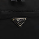 PRADA Hand Bag Nylon Black Silver Auth bs33447-18