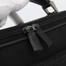 PRADA Hand Bag Nylon Black Silver Auth bs33447-10
