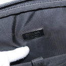 PRADA Hand Bag Nylon Black Silver Auth bs33447-19