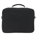 PRADA Hand Bag Nylon Black Silver Auth bs33447-2