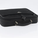 PRADA Hand Bag Nylon Black Silver Auth bs33447-6