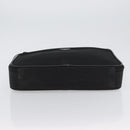 PRADA Hand Bag Nylon Black Silver Auth bs33447-5
