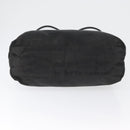 PRADA Hand Bag Nylon Black Silver Auth bs33448-6
