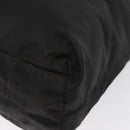 PRADA Hand Bag Nylon Black Silver Auth bs33448-15