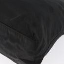 PRADA Hand Bag Nylon Black Silver Auth bs33448-17