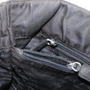 PRADA Hand Bag Nylon Black Silver Auth bs33448-25