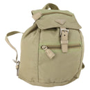PRADA Rucksack Nylon Beige Silber Original bs33449-1