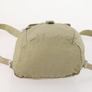 PRADA Rucksack Nylon Beige Silber Original bs33449-5