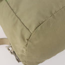 PRADA Rucksack Nylon Beige Silber Original bs33449-16