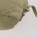 PRADA Rucksack Nylon Beige Silber Original bs33449-17
